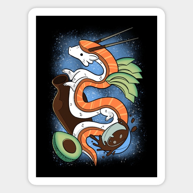 Sushi Dragon Magnet by TaylorRoss1